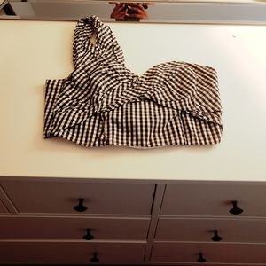 ASOS Gingham bustier